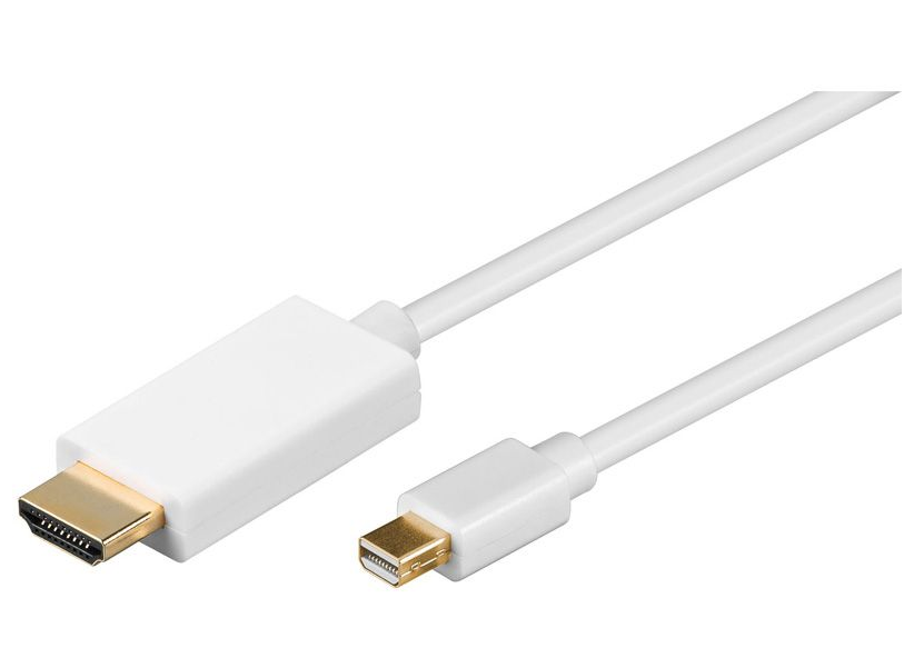 ADATTATORE CAVO MINI DISPLAYPORT - HDMI 2,0 METRI BIANCO