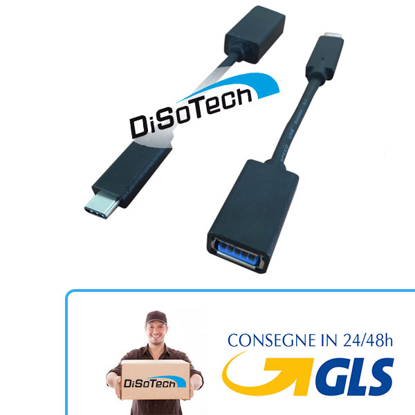 [G389993] Adattatore da USB-C 3.1 a USB 3.0 OTG 20cm