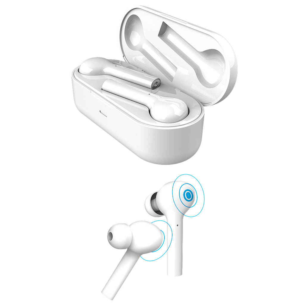 TouchPods Auricolari SGS TouchPods in-ear wireless bianchi