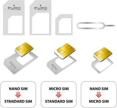 ADATTATORE NANO-MICRO+NANO-SIM+MICRO-SIM