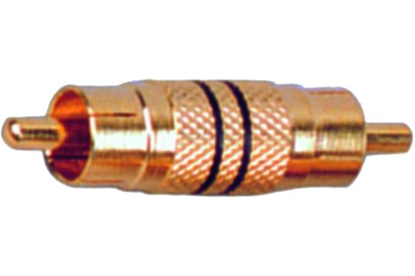 Adattatore RCA Maschio - RCA maschio Dorato QuikLok