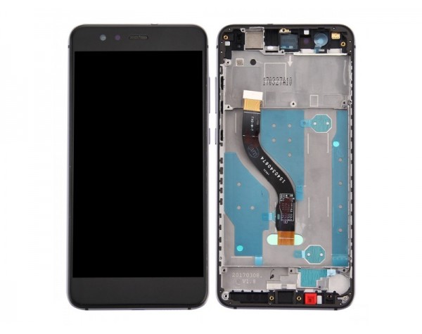 [02351-FSG] LCD TOUCH FRAME BATTERIA P10 LITE-MIDNIGHT BLACK, ORIGINALE