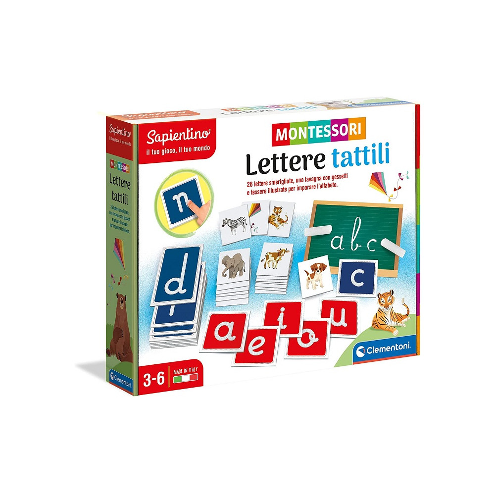 Sapientino Lettere Tattili Montessori
