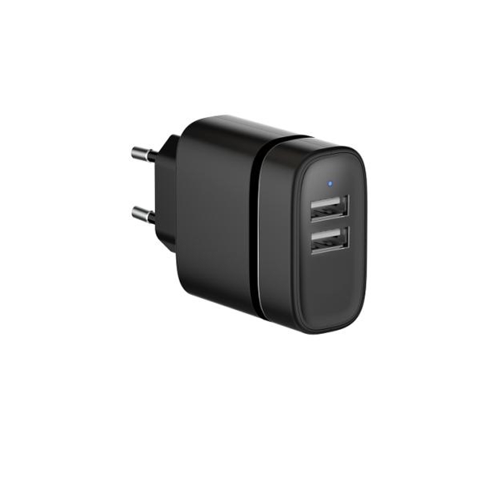 ALIMENTATORE CARICATORE USB DOPPIO 3,4A 15W - M124514