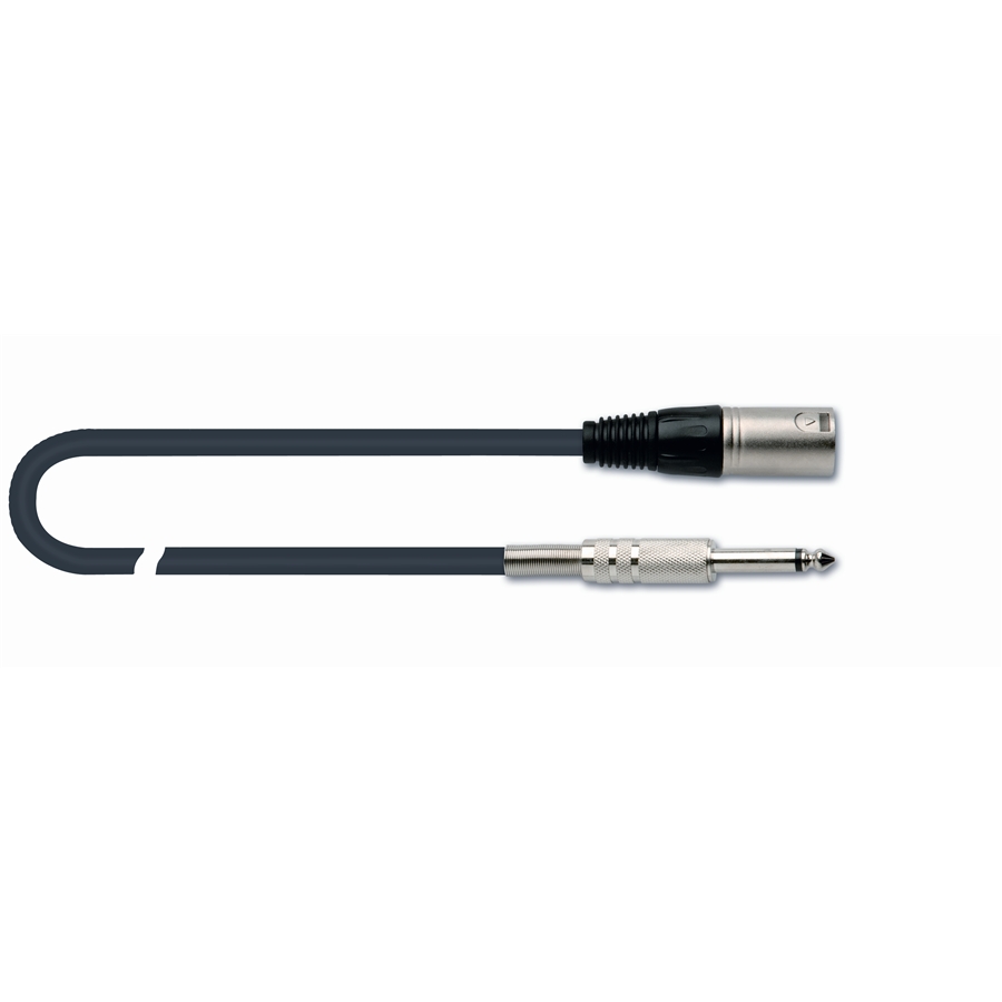 CAVO XLR MASCHIO - JACK MONO 6.3mm 3M MX/779-3 QUIK LOCK