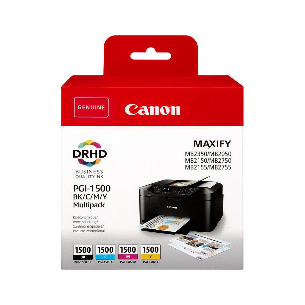 Cartuccia Originale Canon Multipack PGI-1500XL bk/c/m/y