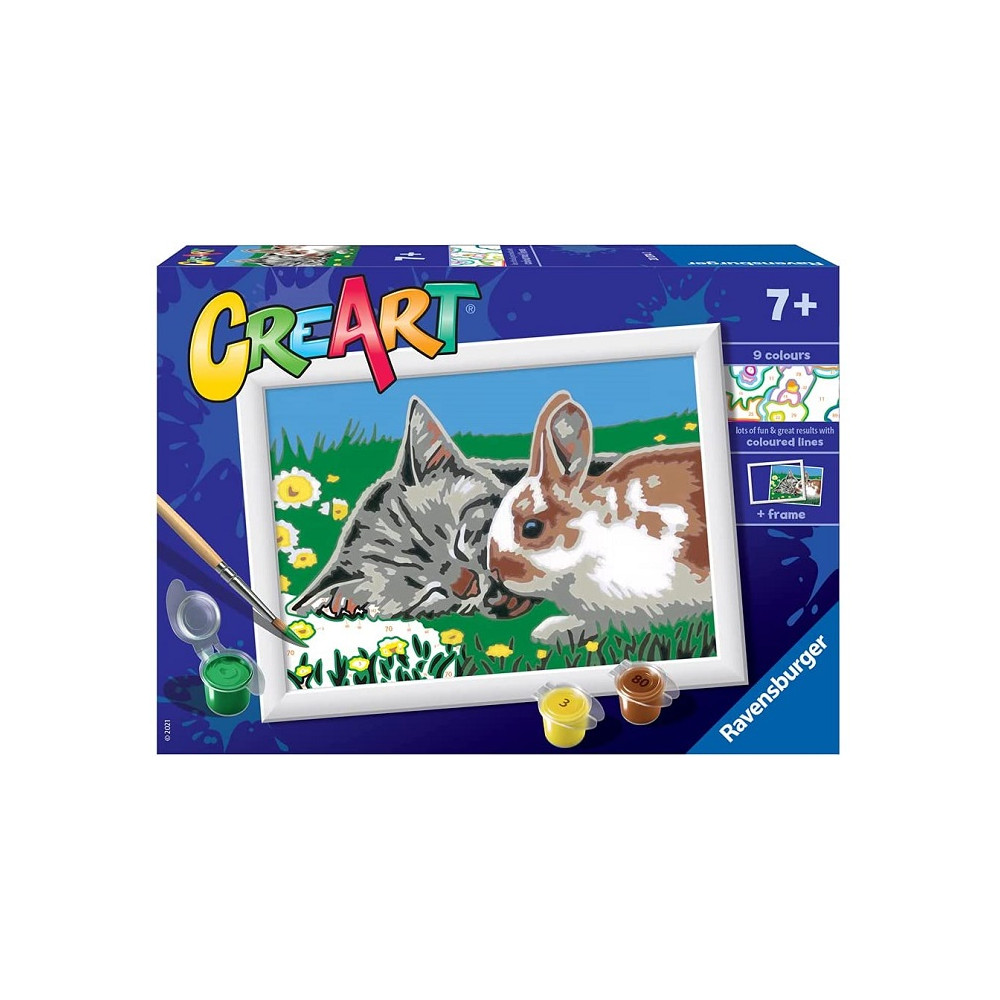 Ravensburger CreArt, Riposino sul Prato, Dipingere con i Numeri