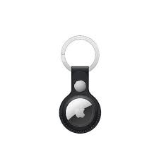 AirTag Apple Leather Key Ring - nero