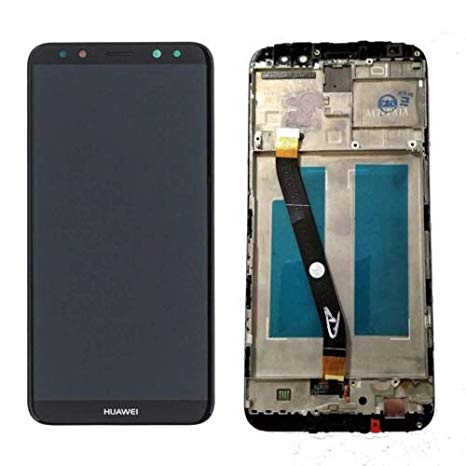 [02351QCY-comp] Display LCD completo di touch screen frame e batteria Compatibile Huawei Mate 10 lite RNE-L21 - Nero