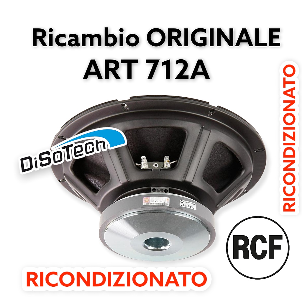 [RIC-MB12G251] MB12G251 Woofer RCF di ricambio originale ART712A 11400029 Ricondizionato