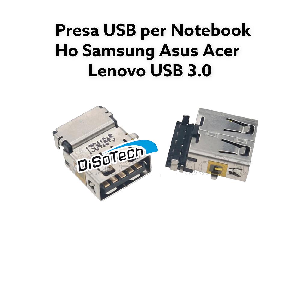 Presa porta USB per notebook ASUS ACER HP Lenovo 3.0