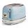 [155celeste] TOSTAPANE 810W 2SCOMP. 6LIVELLI DORATURA CELESTE