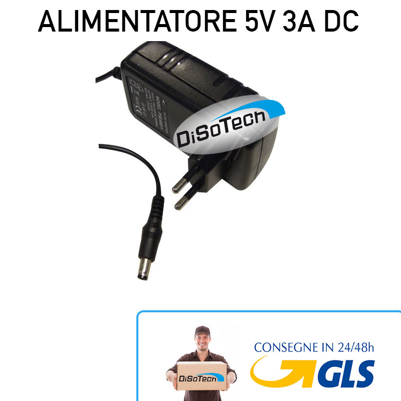 [PSE50011EU] Alimentatore stabilizzato 5V 3A DC
