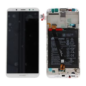 [02351QXU] Display Lcd + Frame + Batteria per Huawei Mate 10 Lite - Bianco