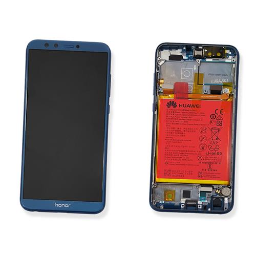 [02351SNQ] LCD Originale Huawei Honor 9 Lite con Batteria inclusa BLU