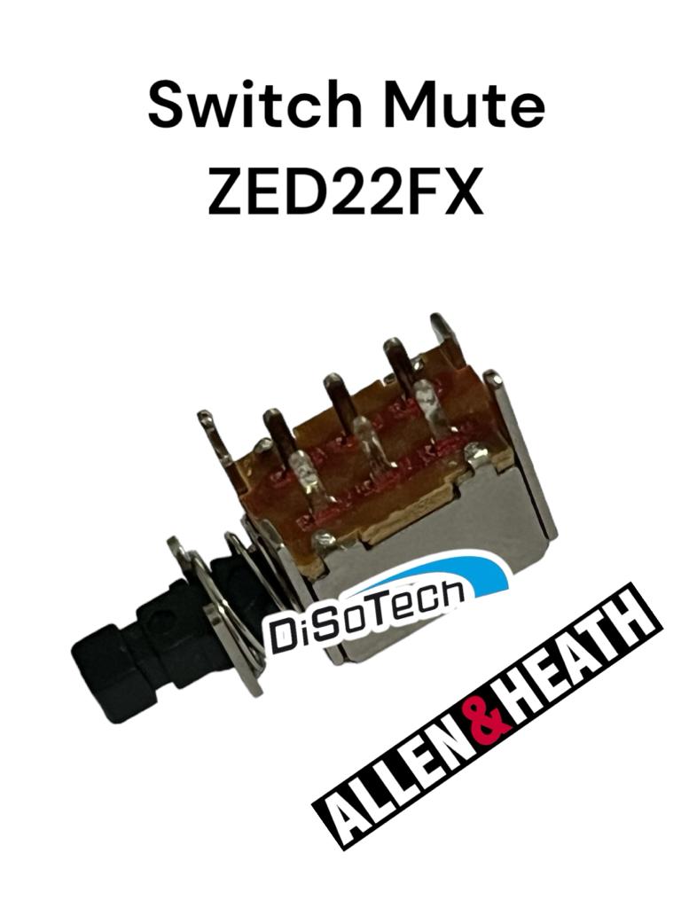Switch pulsante Mute Mixer ZED 22FX Allen&Heath